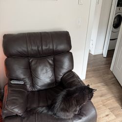 Leather chair from Mor