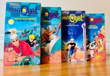 JONNY QUEST Original ‘60s Cartoons on VHS (4 Videotapes)