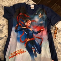 Marvel Xs Scrub Top