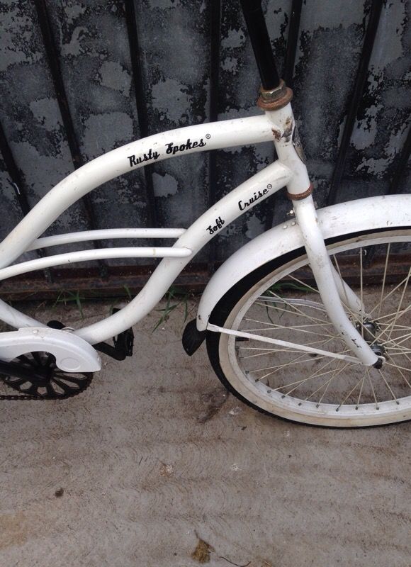 rusty spokes bicycle