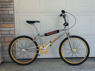 Monza 24” chrome BMX bike