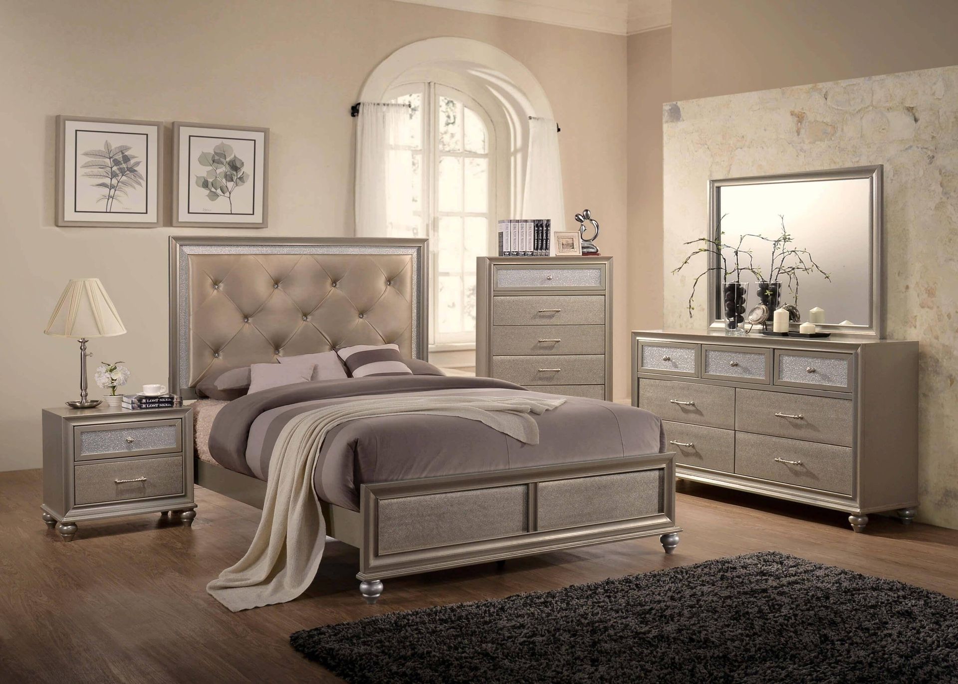 4pc Twin Bedroom Set