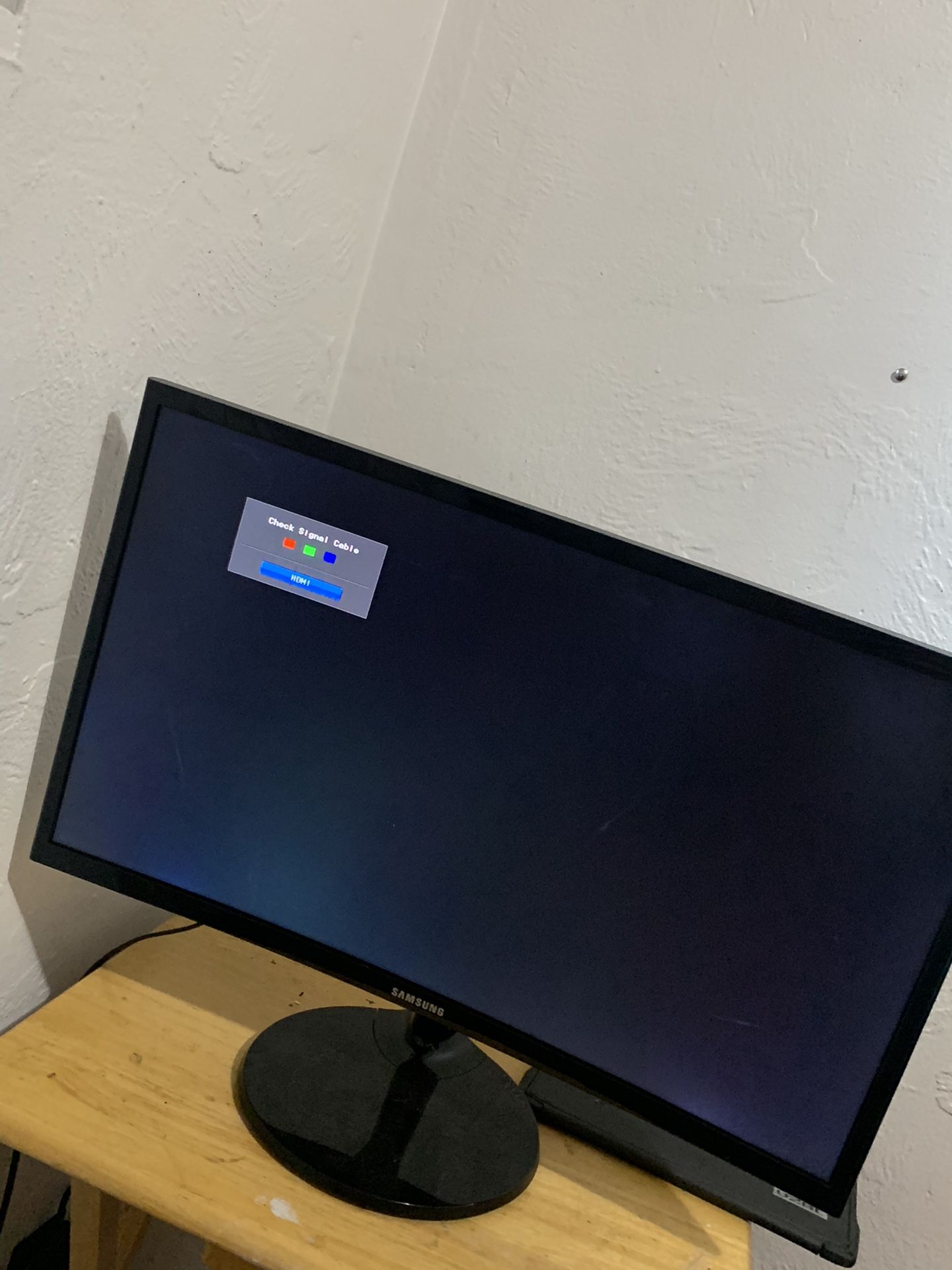 24” Samsung curved led monitor