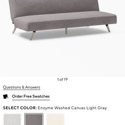Pottery Barn Devon Futon Sofa (69")