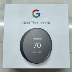 Google Nest Thermostat (Charcoal)