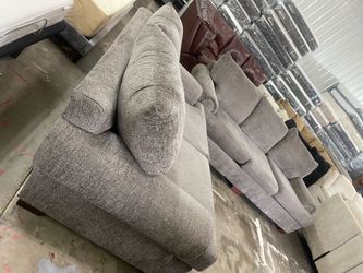 Fabric sofas set 2 pieces