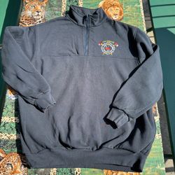 Los Angeles Fire Department Quarter Zip Sweater