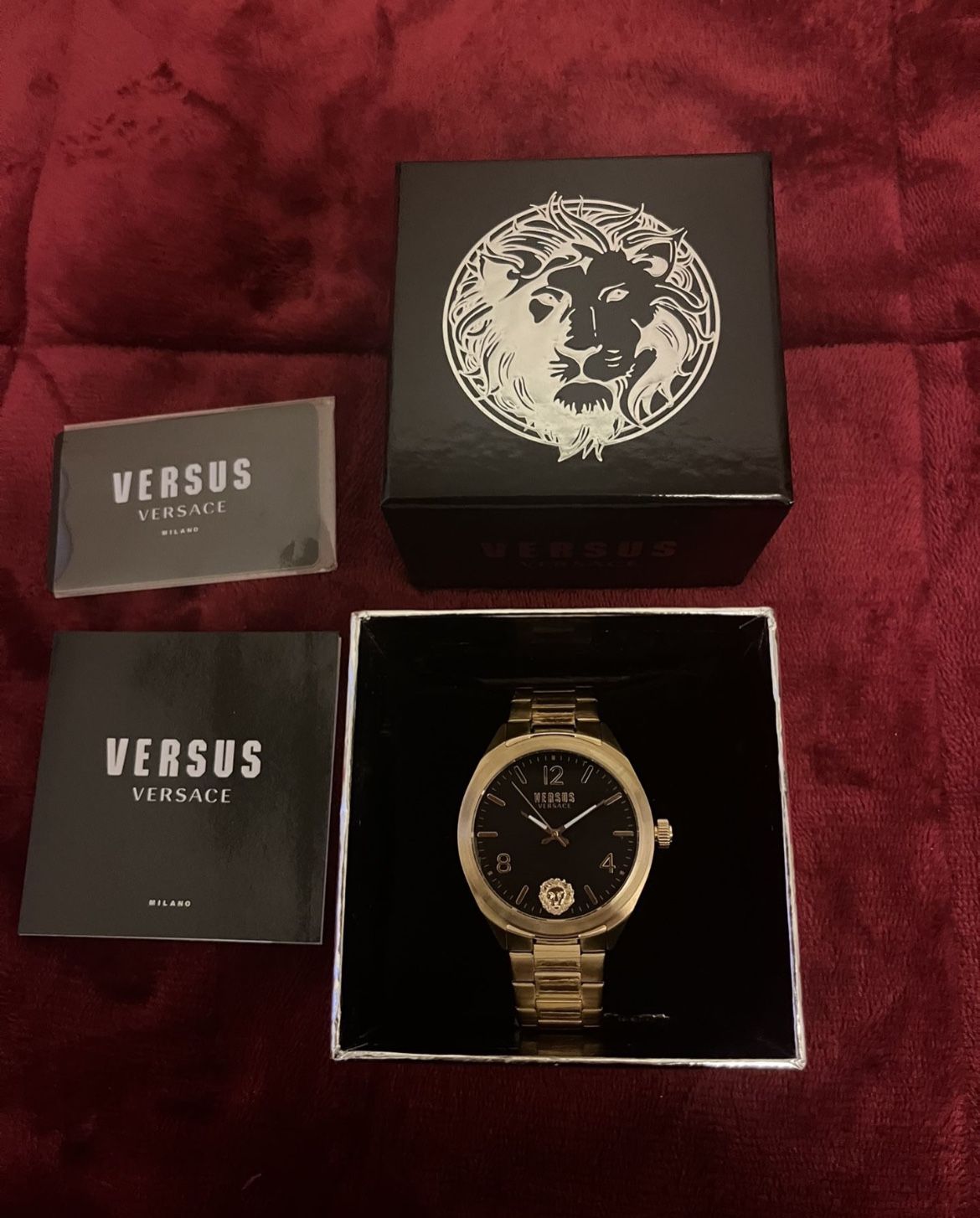Men’s Gold Versace Watch