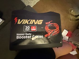 Jumper cables.  2 gauge-20 ft
