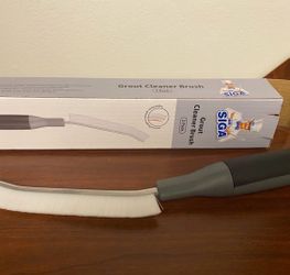 Grout crevice cleaning brush and cleaning cloths