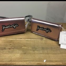 Kendall & Kylie Pink Metallic Cellphone Crossbody