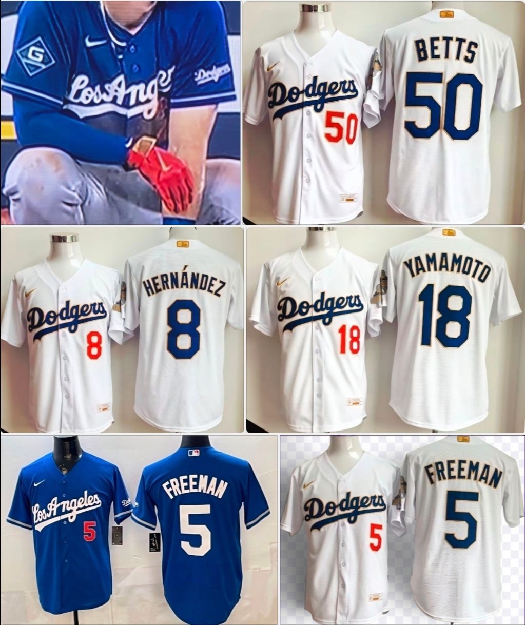 2025 CHAMPIONS 🏆 LOS ANGELES DODGERS JERSEY $50.- CASH PLEASE!!!