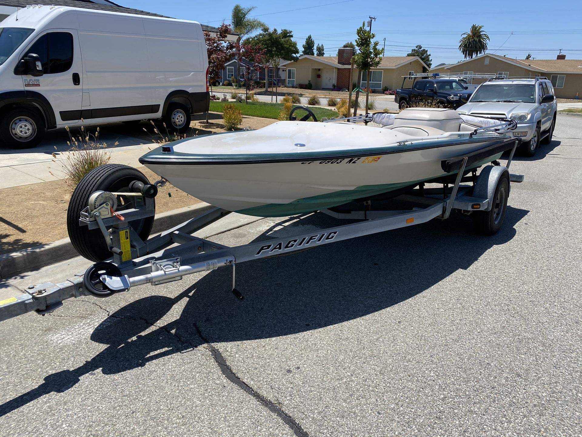 17’ Boat with 3.0 Mercruiser