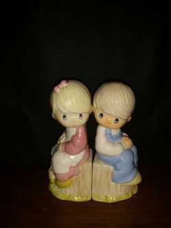 Precious Moments salt & pepper shakers.