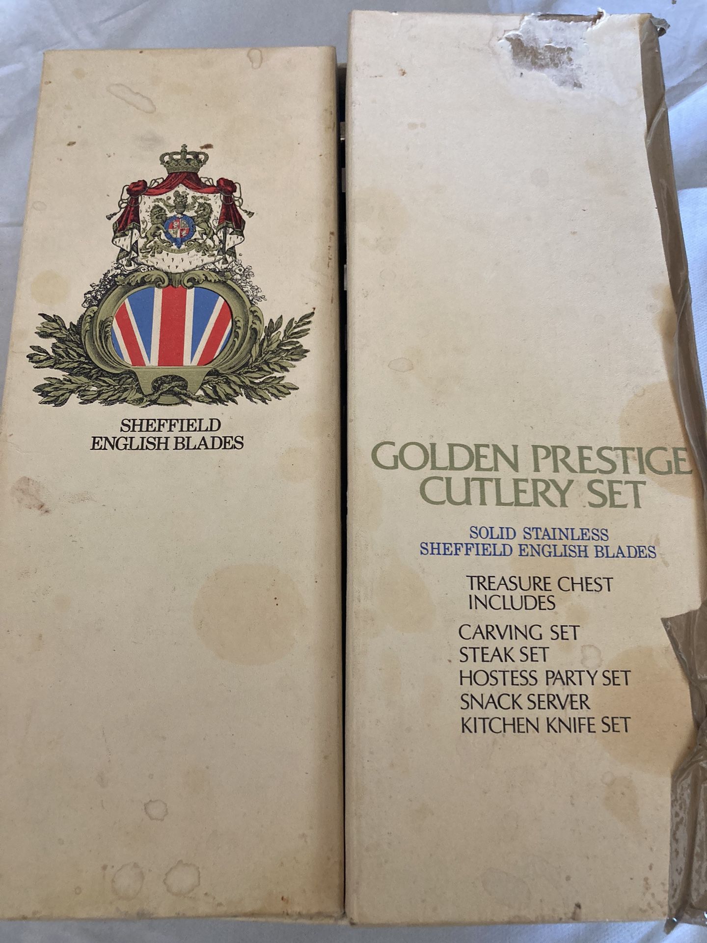 Vintage Cutlery And Matching Blue Corn Flower Corelle