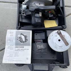 Craftsman 7-1/2” Circular Saw, MN (contact info removed)1
