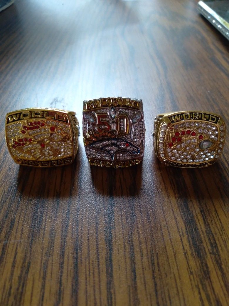 Denver Broncos Championship Ring Set