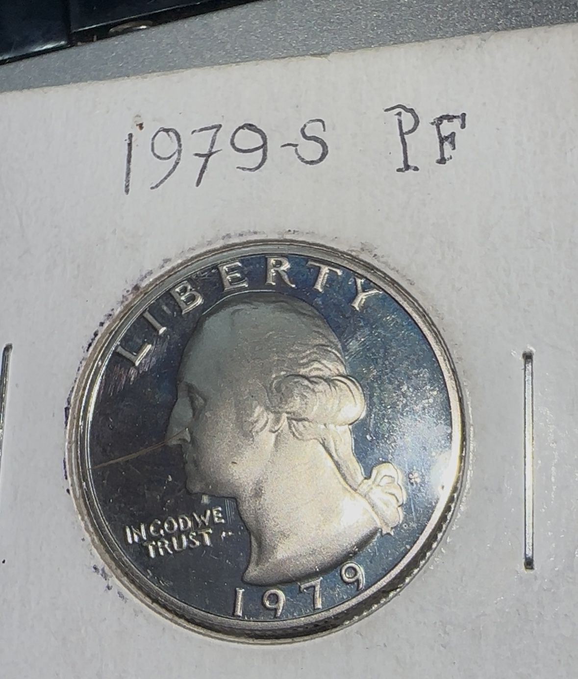 1979 Proof Mint American Quarter 25c