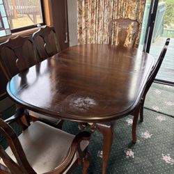 Free Cherry Dining Table And Chairs