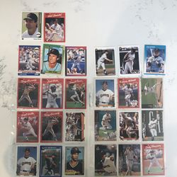Lot Of 26 San Francisco Giants Baseball Cards 