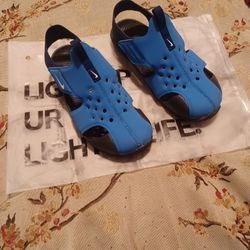 Blue Athletic Nike Sandals