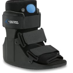 United Ortho Air Walker Fracture Boots Short Walker, Small, Black