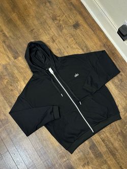 Alo Black”Accolade Full Zip”Hoodie♟️|Size L|BNWT🏷️