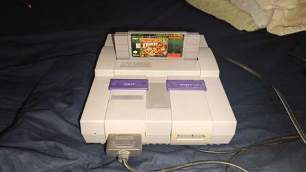 Super Nintendo with donkey Kong! (Classic)