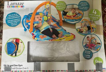 Lamaze 2-in-1 Sit Up and See Gym / Ocean Play Mat – Great Condition!