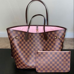 Louis Vuitton Neverfull Rose Ballerine