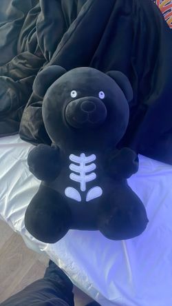 Halloween Black Gummy Bear Plush