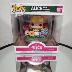 BRAND NEW ALICE IN WONDERLAND WITH FLOWERS FUNKO 
