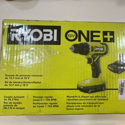 Ryobi 18V 1/2 Drill/Driver Kit 