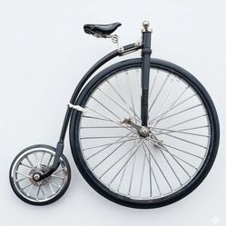 Vintage Style HIGH STEP BICYCLE TOY/ DECORATION  6.5"X 7.5" Inches Nice!