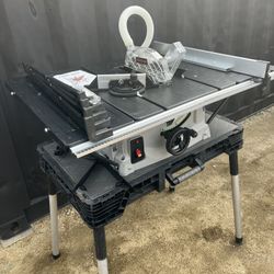 Brand New Table Saw With Stand 