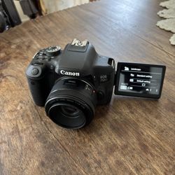 MINT Canon 750D With 50mm1.8