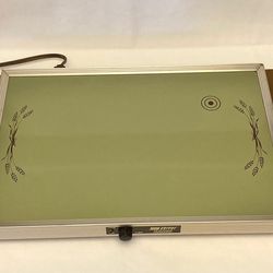 Vintage Cornwall Hot Electric Tray Simmer Server avocado green 1970s model S101