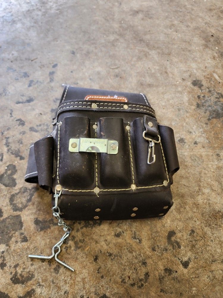 Leather Tool Belt Bag