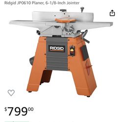 Ridgid JP0610 Planer, 6-1/8-Inch Jointer