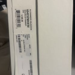 Authentic pair of Alexander Mcqueens