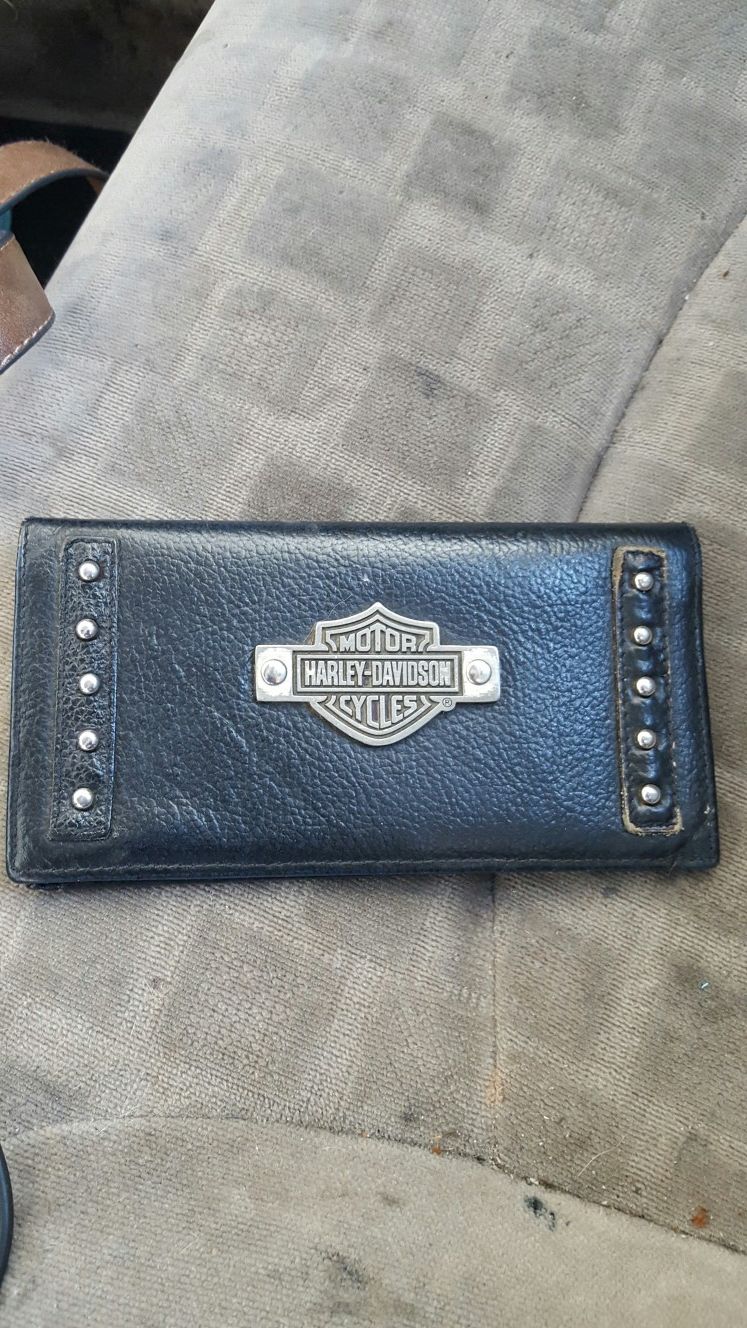 Harley Davidson checkbook cover