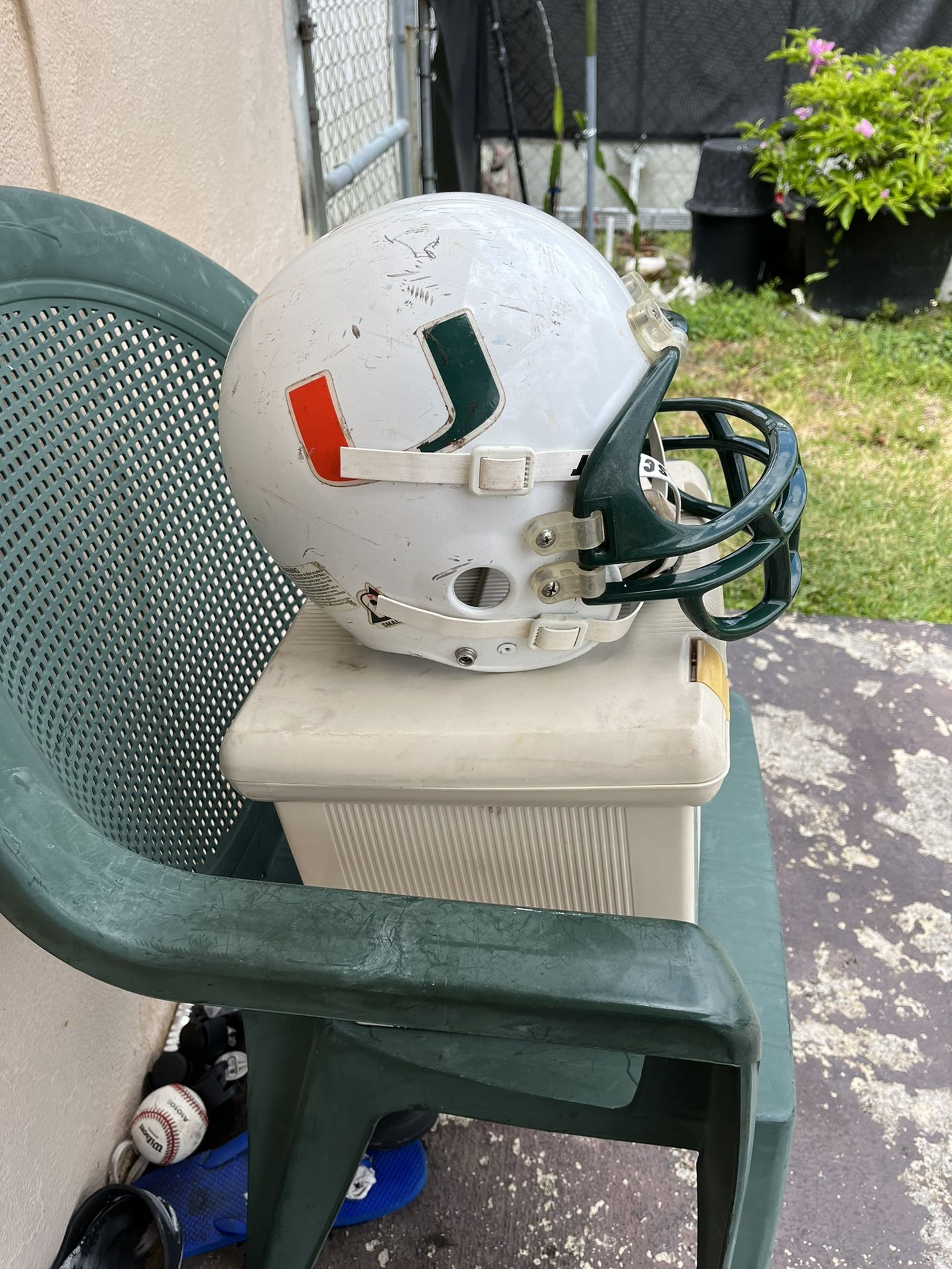 Vintage UM Football Helmet