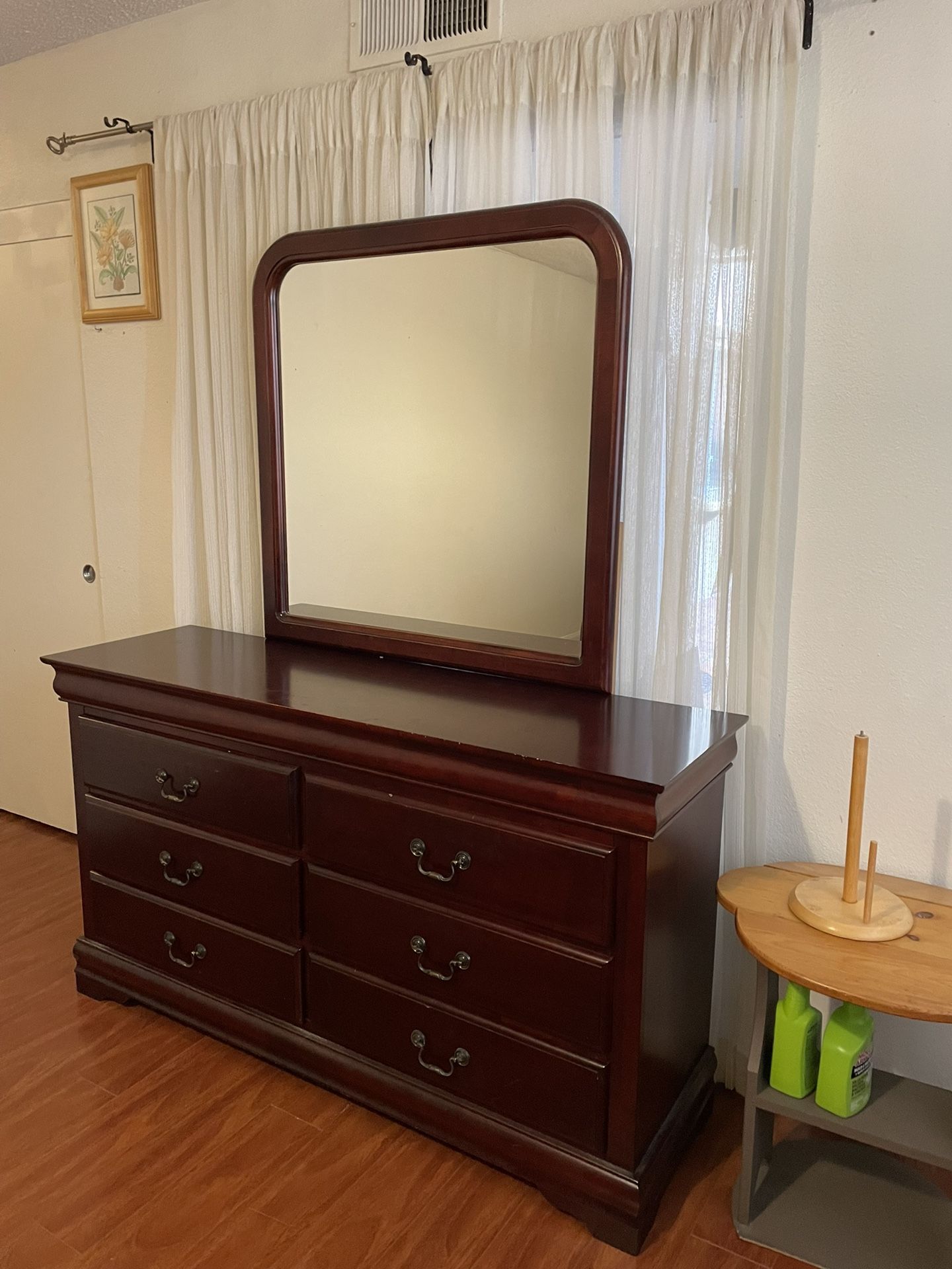 Solid Wood Bedroom Set β Excellent Condition