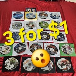 Sony PlayStation 2 Ps2 Games 3 For $1