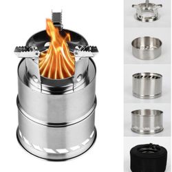 New Portable Stainless Steel Outdoor Camping Picnic Stove Brand New ( open box)