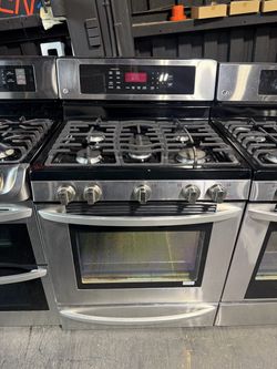 LG Stainless Steel 5 burner range stove