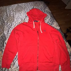 “Red” Polo RalphLauren Zip Up (size/MEDIUM)