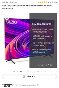 65" 4K Smart TV