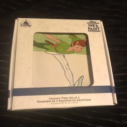 Disney Ceramic Plate Set of 4