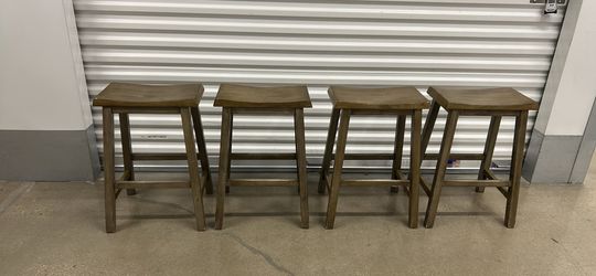 Barstools saddle seat All 4 for $150